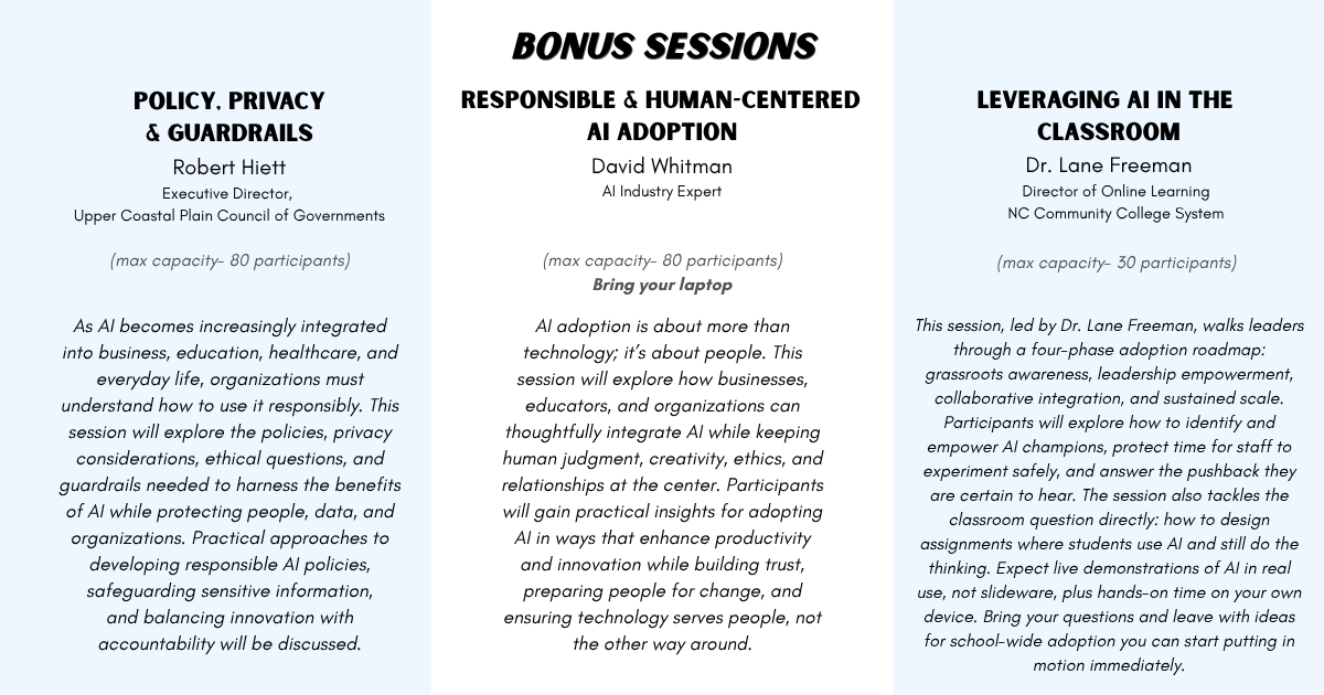 Bonus Sessions