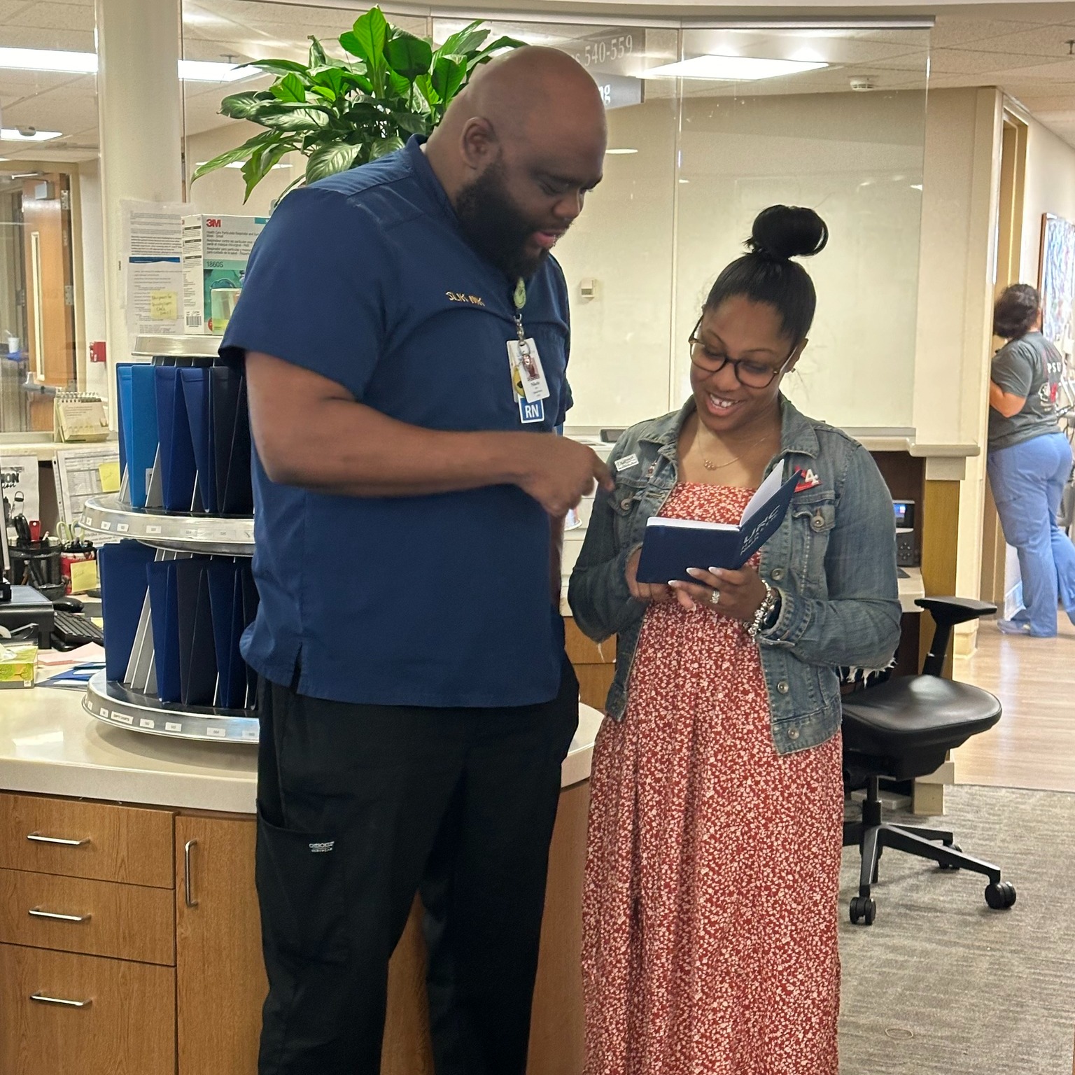 Brandy Robinson at her externship with UNC Health Nash